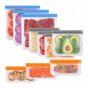 Reusable Ziploc Bags Silicone