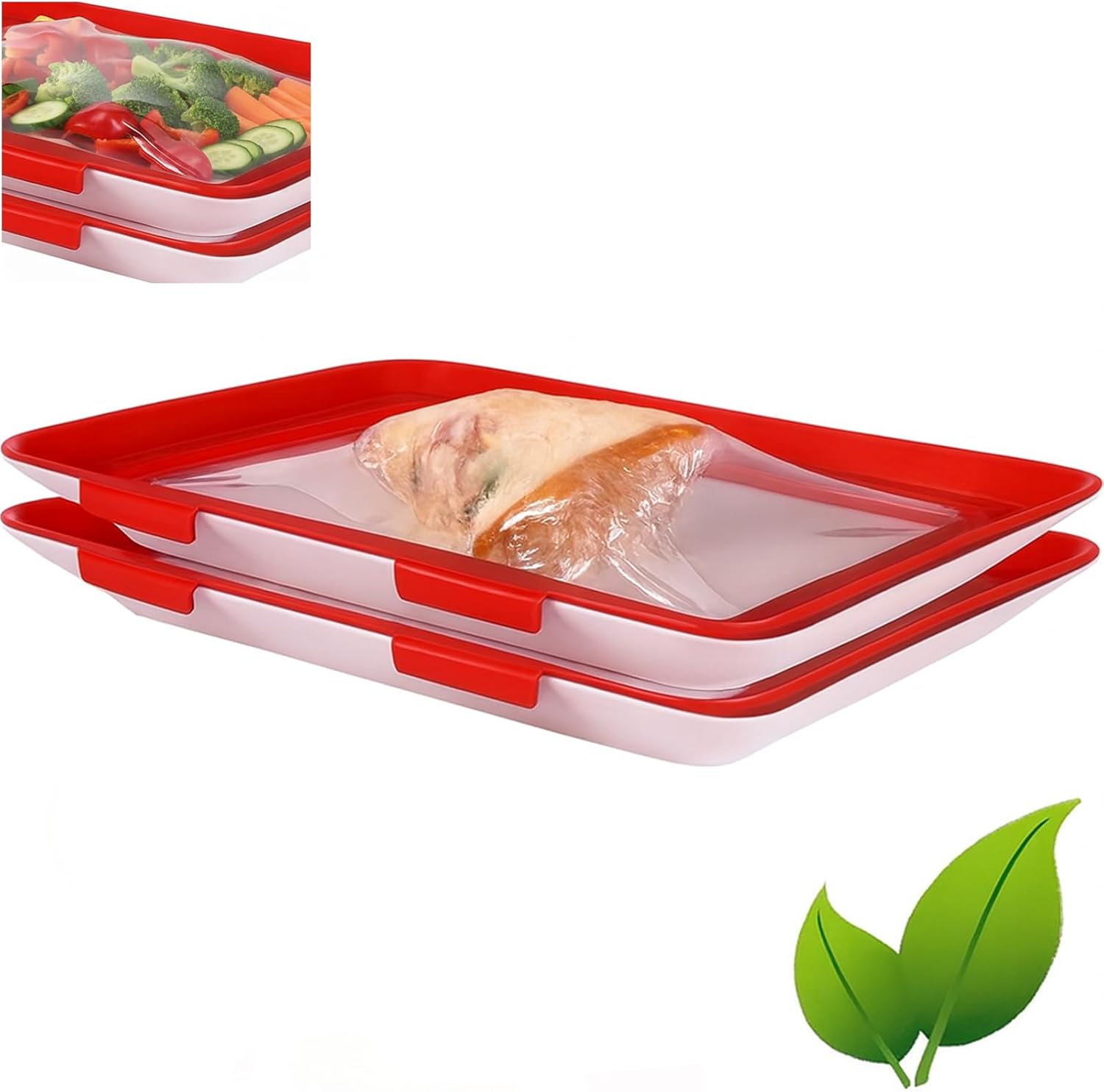 Creative Reusable Food Storage Tray 1 creative reusable food storage tray