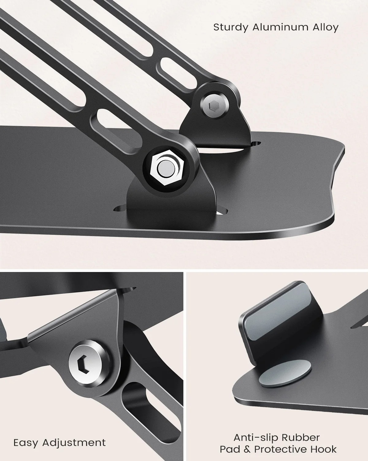 Aluminum Adjustable Laptop Stand 6 Aluminum Adjustable Laptop Stand