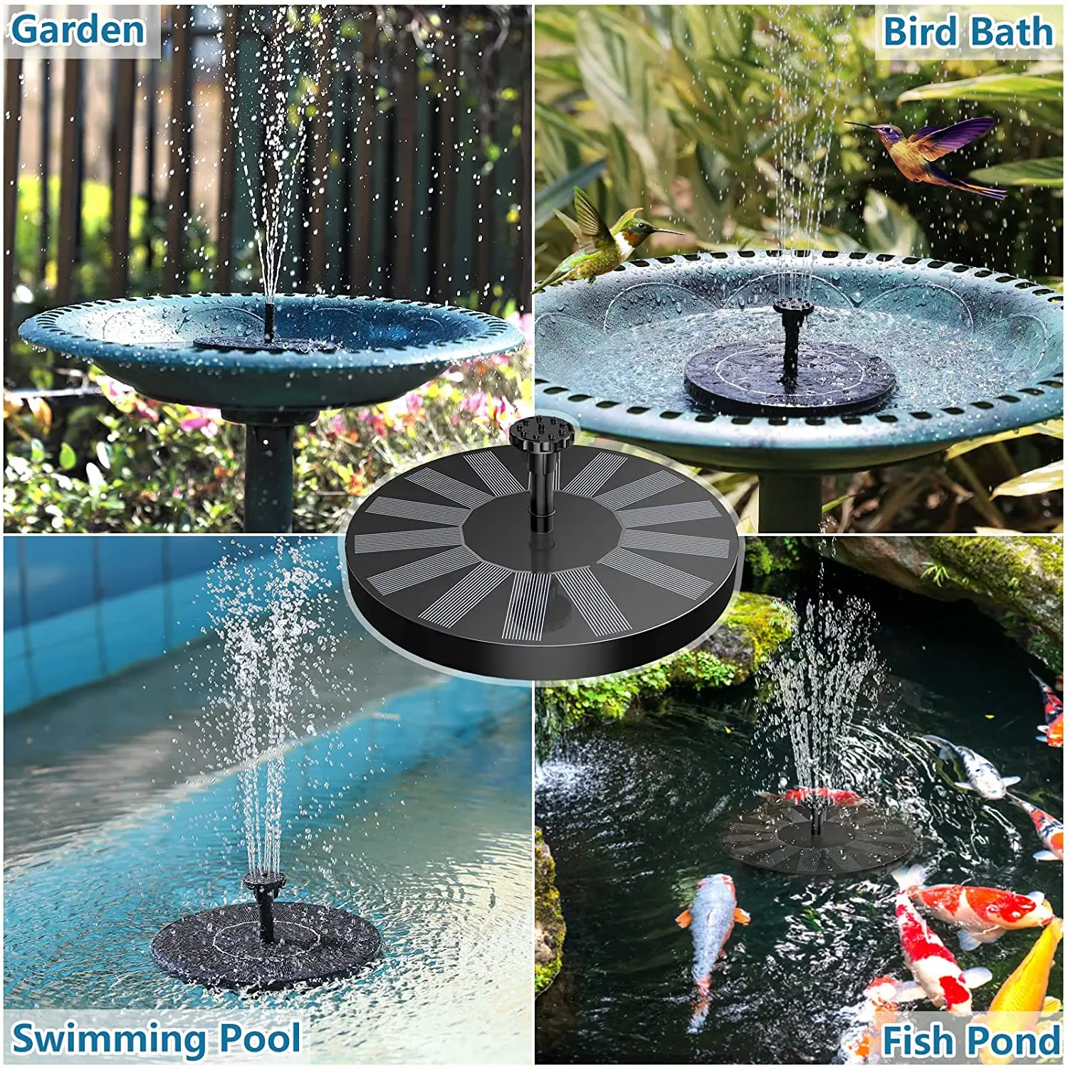 Solar-Powered Floating Water Fountain Pump 6 Solar-Powered Floating Water Fountain Pump - Image 6