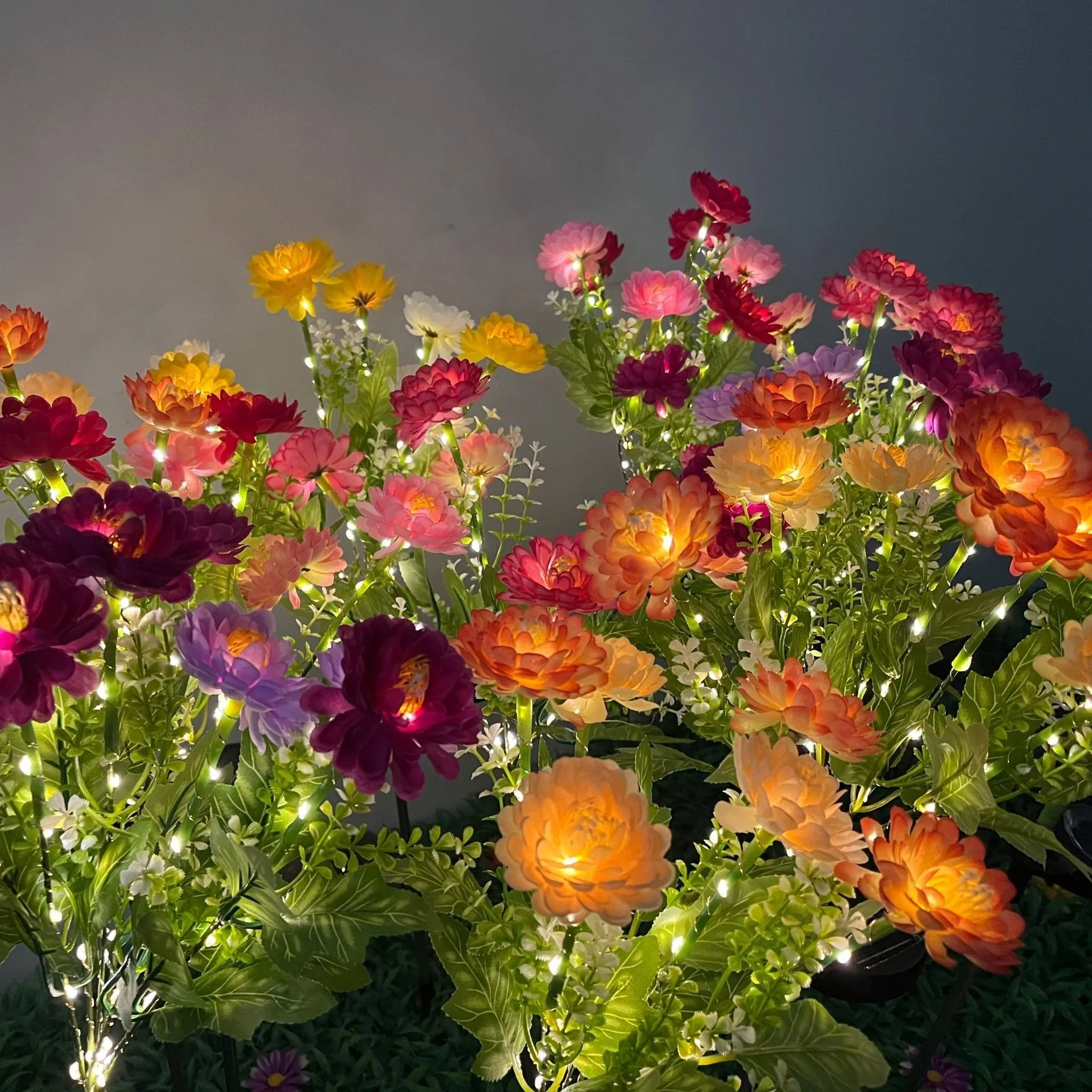 Waterproof Solar Lotus Flower Garden Stake Light 1 Waterproof Solar Lotus Flower Garden Stake Light