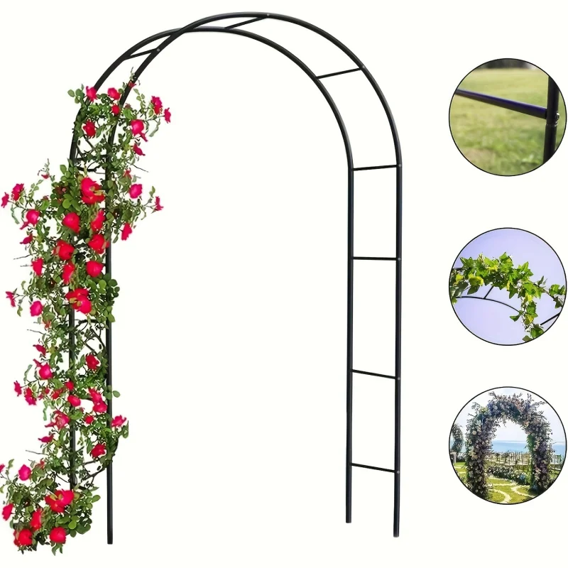 100 Inch Metal Garden Arch 1 100 Inch Metal Garden Arch