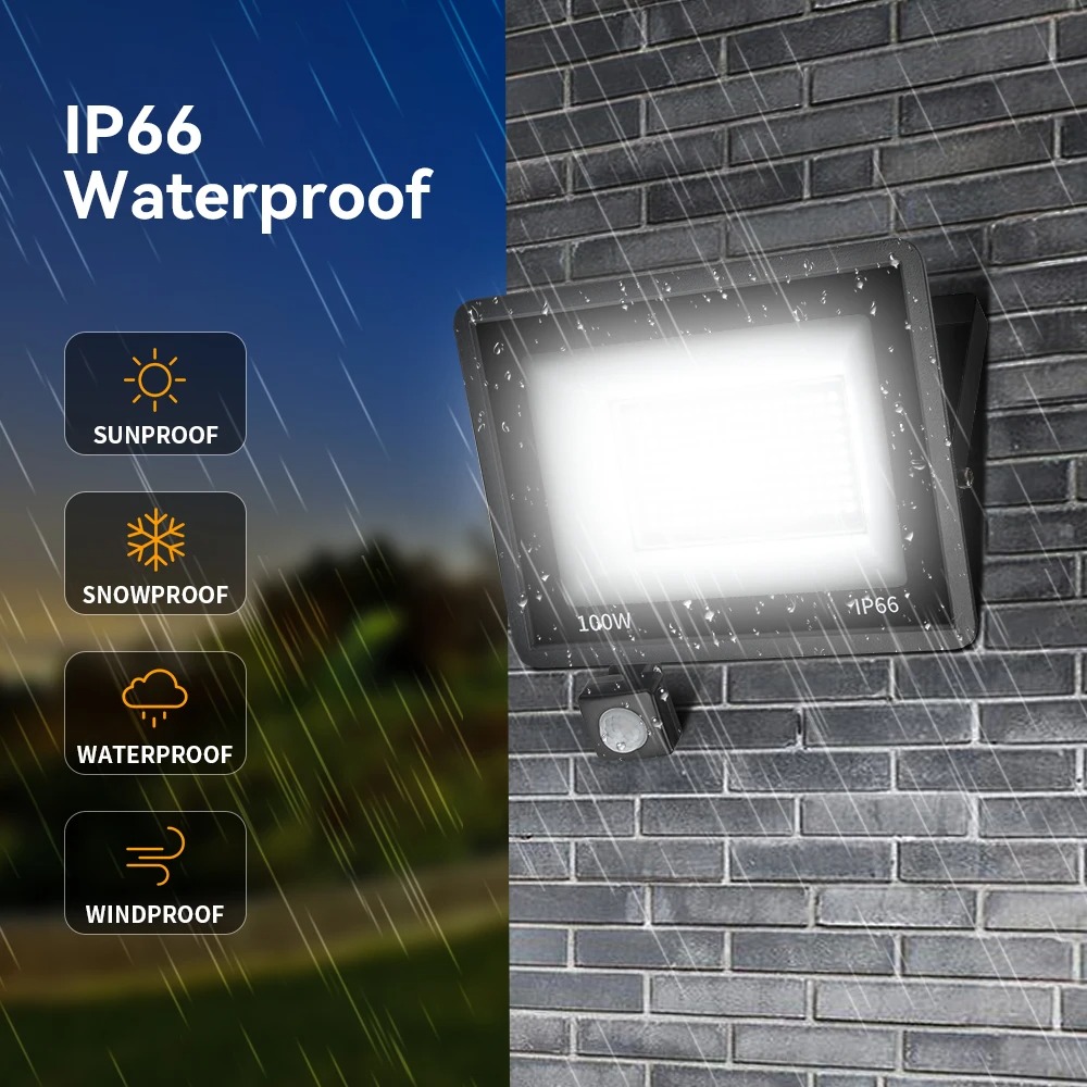 200W LED Floodlight with PIR Motion Sensor 7 200W LED Floodlight with PIR motion sensor