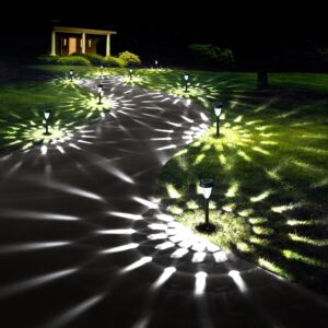 solar powered path lights