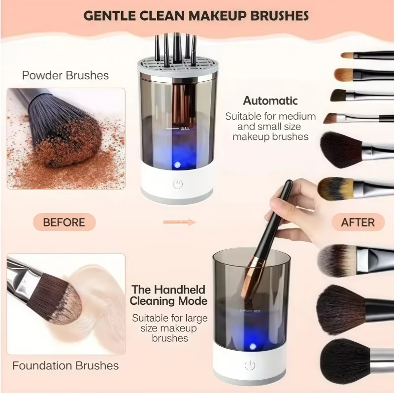 Electric Makeup Brush Cleaner & Dryer (USB) 3 Electric Makeup Brush Cleaner & Dryer (USB) - Image 3