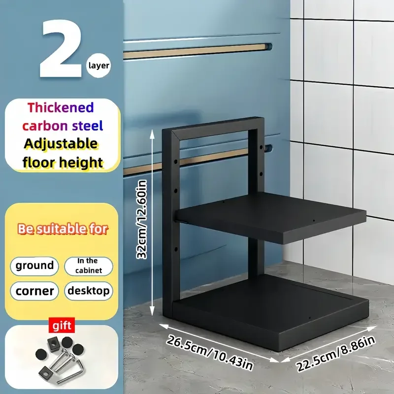 Adjustable Pot Rack Organizer 7 Adjustable Pot Rack Organizer - Image 7