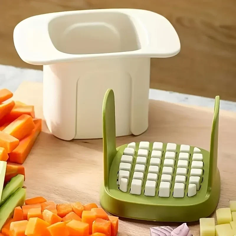 Multifunctional Hand-Press Vegetable Chopper & Dicer 5 Multifunctional Hand-Press Vegetable Chopper & Dicer - Image 5