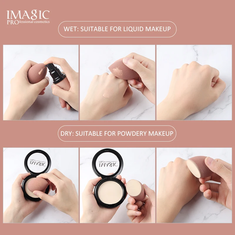 IMAGIC Wet & Dry Makeup Blending Sponge 6 IMAGIC Wet & Dry Makeup Blending Sponge - Image 6