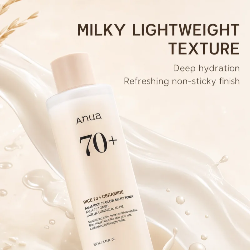 Anua Rice 70 Glow Milky Toner – Korean Rice Toner for Glowing Skin 3 Anua Rice 70 Glow Milky Toner – Korean Rice Toner for Glowing Skin - Image 3