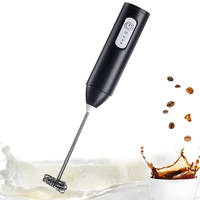 USB Rechargeable Electric Milk Frother for Coffee & Lattes 14 USB Rechargeable Electric Milk Frother for Coffee & Lattes - Image 14