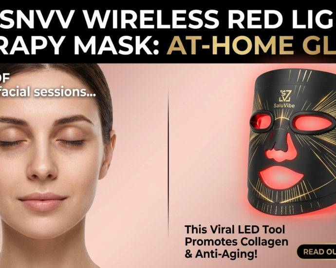 The Viral 850nm LED Light Mask That Replaced My $200 Facial Sessions 2 wireless red light therapy mask
