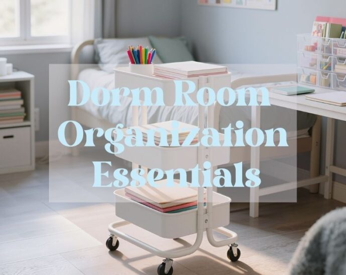dorm room organization