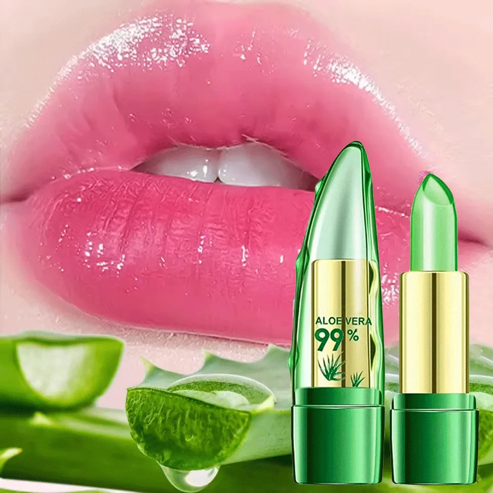 Aloe Vera & Vitamin E Color Changing Lip Balm 4 Aloe Vera & Vitamin E Color Changing Lip Balm - Image 4