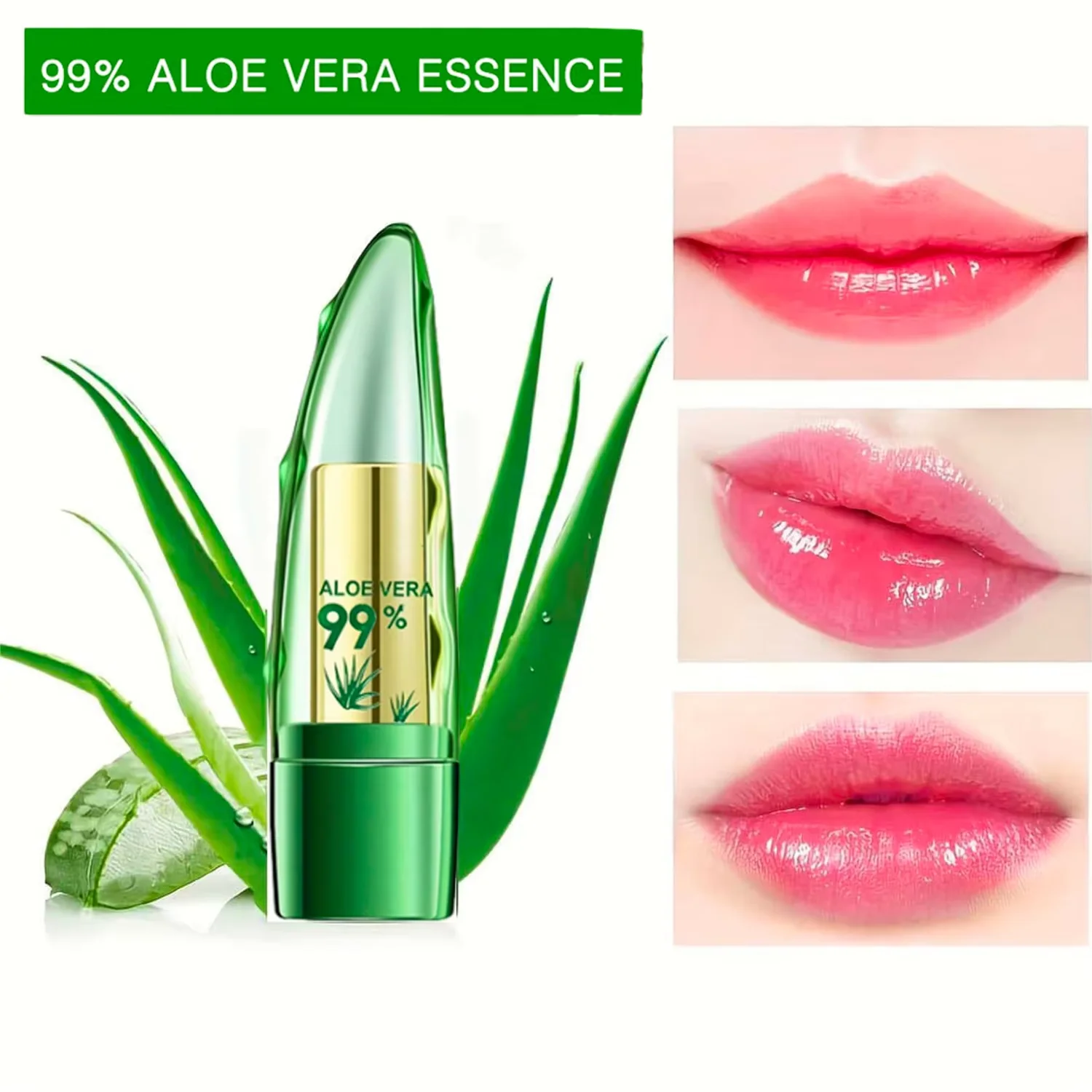 Aloe Vera & Vitamin E Color Changing Lip Balm 5 Aloe Vera & Vitamin E Color Changing Lip Balm - Image 5