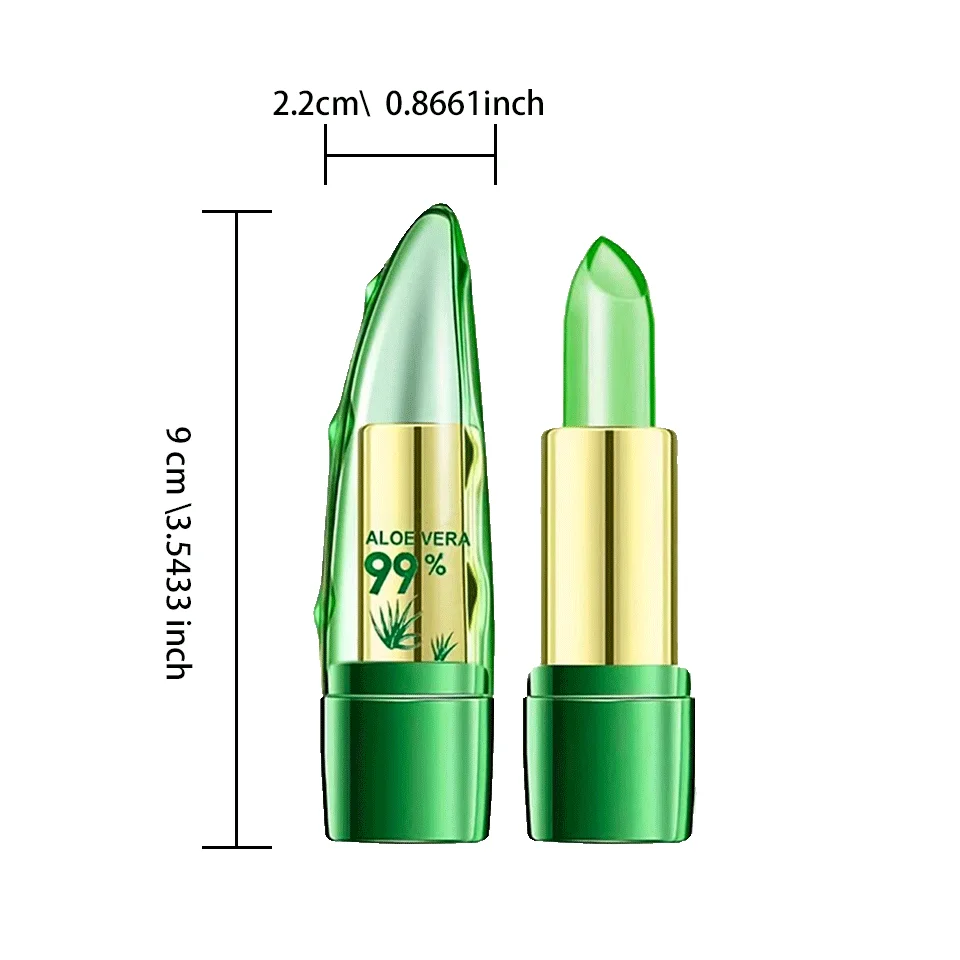 Aloe Vera & Vitamin E Color Changing Lip Balm 2 Aloe Vera & Vitamin E Color Changing Lip Balm - Image 2