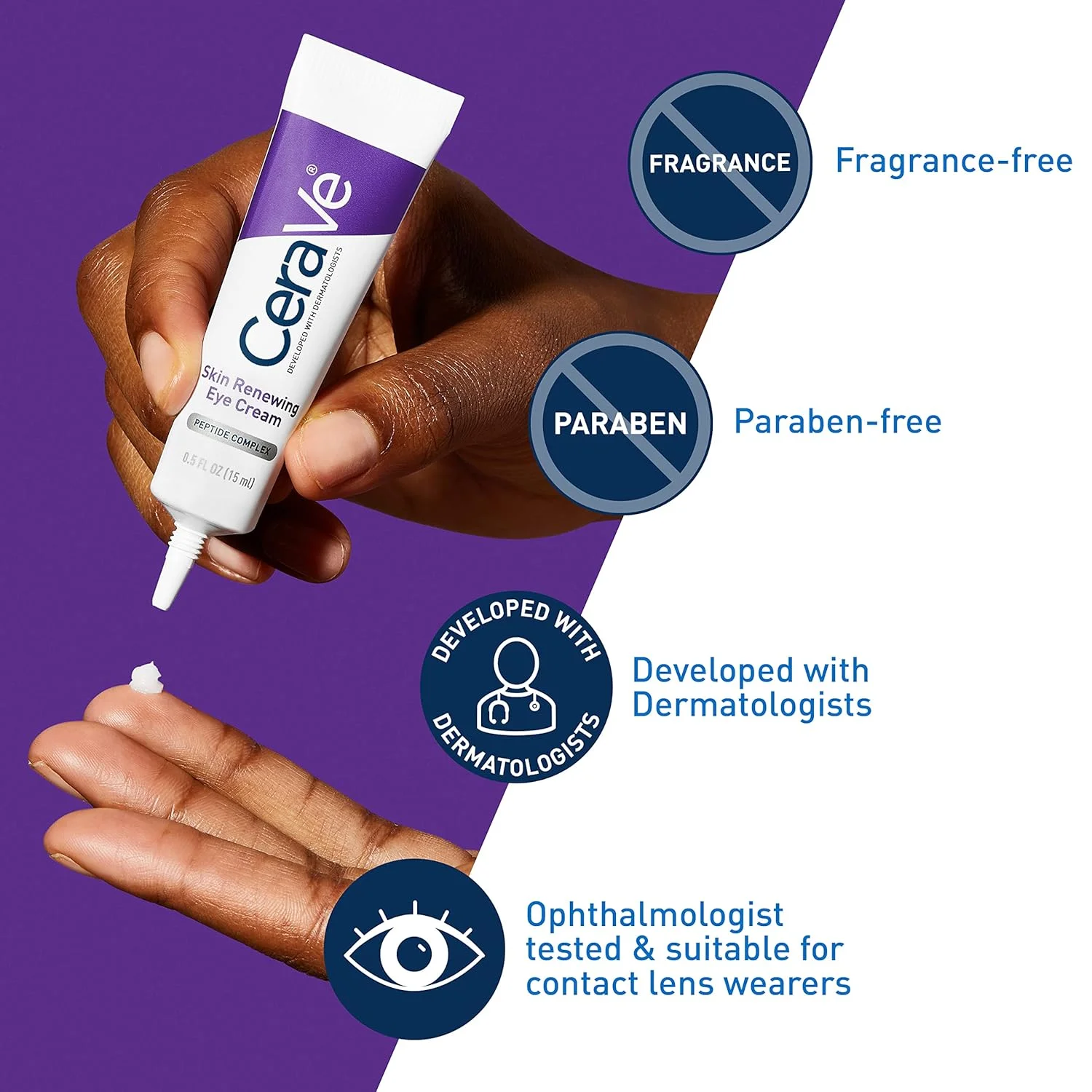 CeraVe Skin Renewing Peptide Eye Cream 4 CeraVe Skin Renewing Peptide Eye Cream - Image 4
