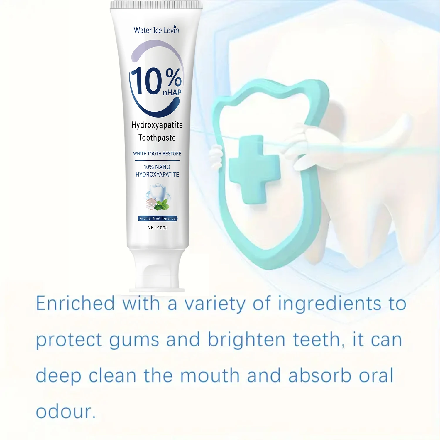 10% Nano Hydroxyapatite Whitening Toothpaste 4 10% Nano Hydroxyapatite Whitening Toothpaste - Image 4