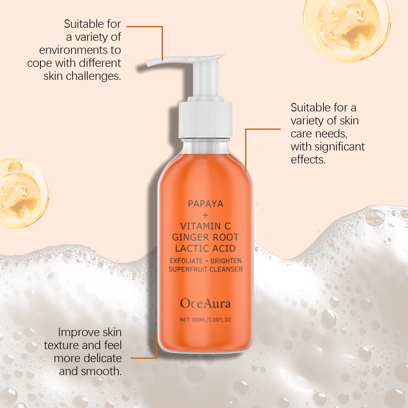 Papaya Deep Exfoliating & Brightening Face Wash 4 Papaya Deep Exfoliating & Brightening Face Wash - Image 4