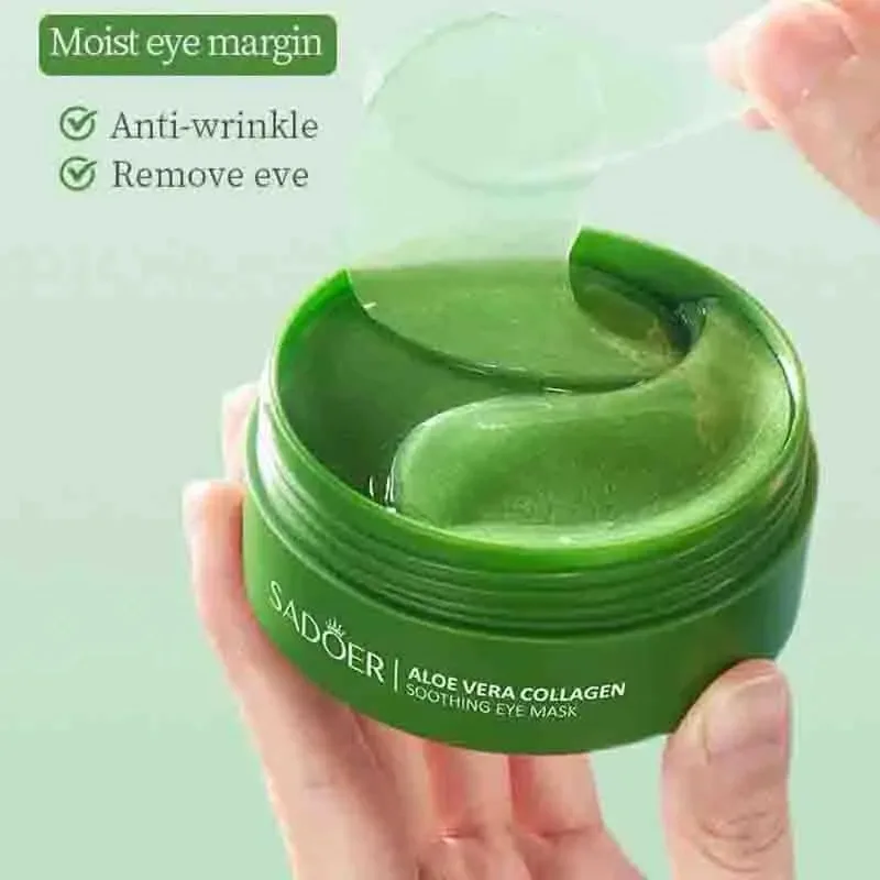 Aloe Vera & Collagen Hydrogel Eye Patches 3 Aloe Vera & Collagen Hydrogel Eye Patches - Image 3