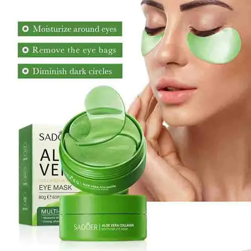 Aloe Vera & Collagen Hydrogel Eye Patches 1 Aloe Vera & Collagen Hydrogel Eye Patches